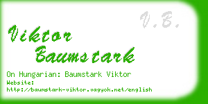 viktor baumstark business card